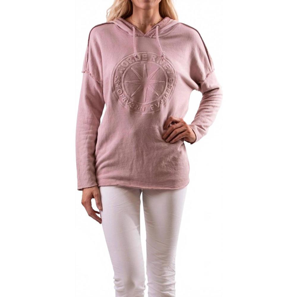 NEW GIGI MODA nordernen pull-on hoodie in pink